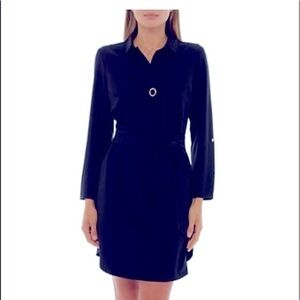 Dress with adjustable Sleeves Navy Size Large